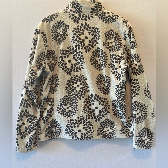 2 for $26 Columbia Women's Floral Print Warm Cozy Fleece Quarter Zip Pullover XL - Picture 3 of 6